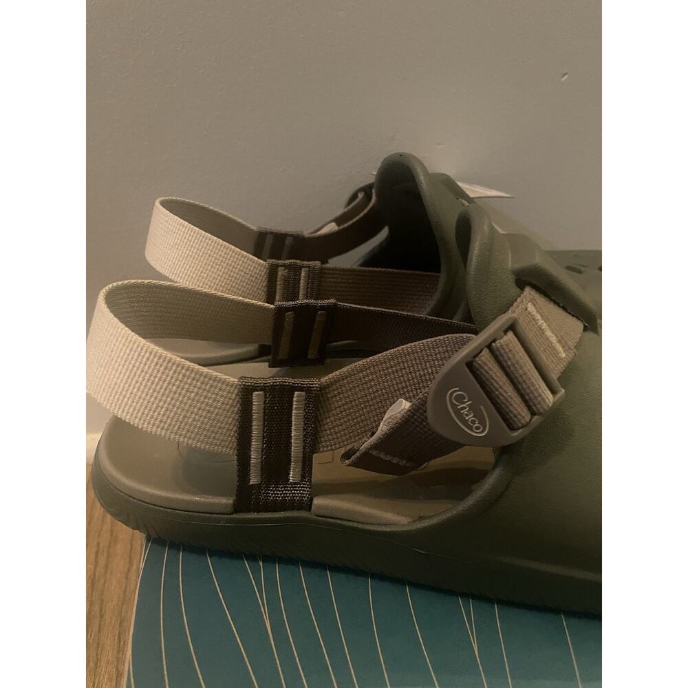 Chaco Men's Sandals in Olive and Taupe - Picture 6 of 7